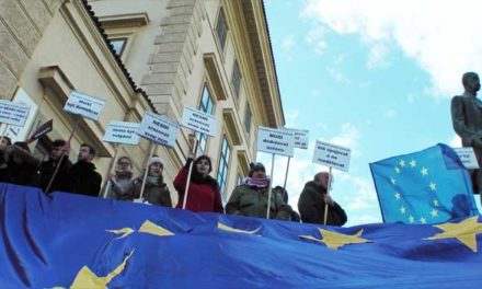 Protesty při druhé inauguraci presidenta Zemana