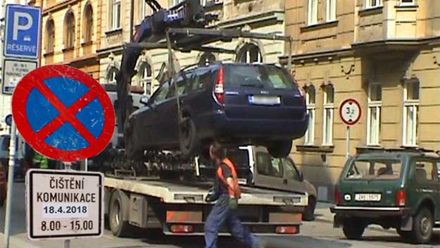 Jarní komplexní údržba komunikací 2018 a náhradní parkování